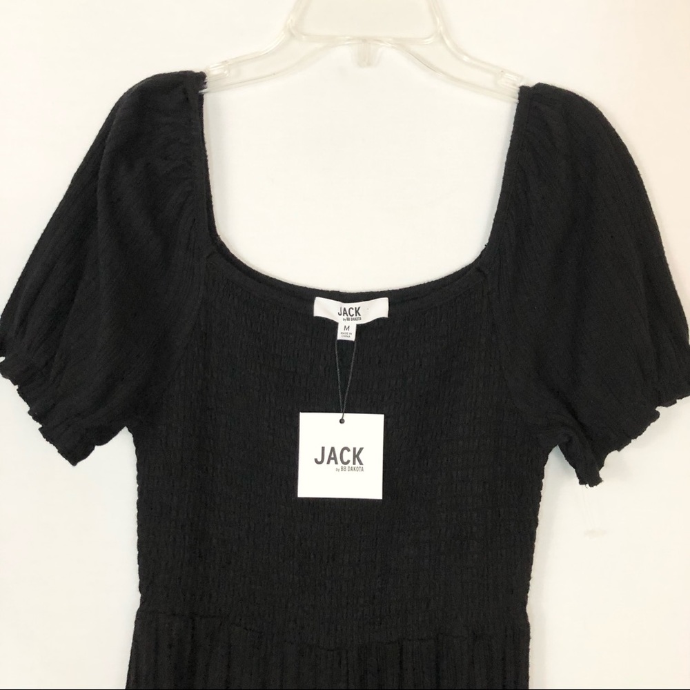 Jack By BB Dakota Total Smock Out Black Jumpsuit M - Picture 4 of 16